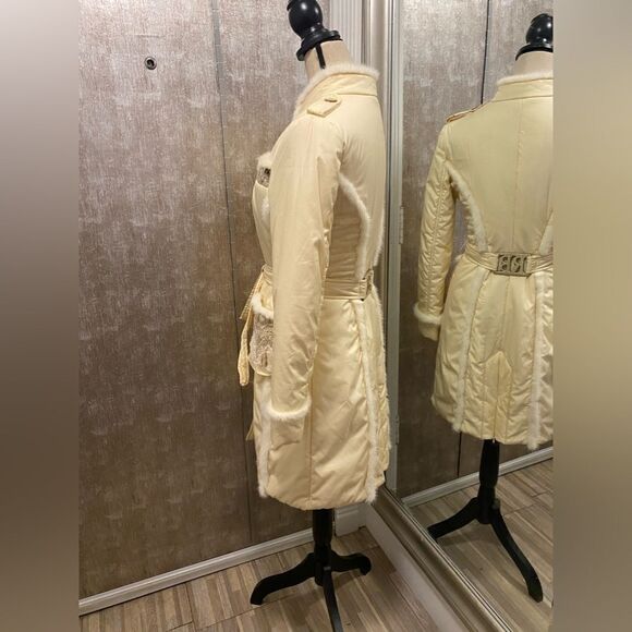 Roccobarocco real mink detailed puffer jacket, size 6 - Picture 8 of 15